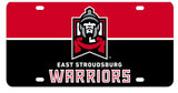 East Stroudsburg University Metal License Plate