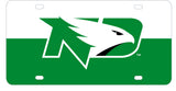North Dakota Fighting Hawks Metal License Plate