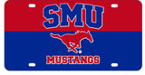 Southern Methodist University Metal License Plate