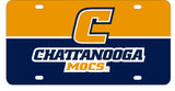 University Of Tennessee At Chattanooga Metal License Plate