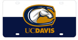 Uc Davis Aggies Metal License Plate