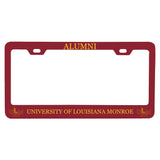 University Of Louisiana Monroe Alumni License Plate Frame New For 2020
