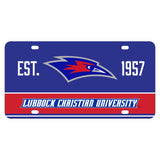 Lubbock Christian University Chaparral Mini License Plate 4.75 X 2.25 Inch