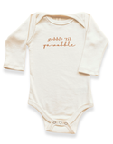 Gobble 'Til Ya Wobble Organic Bodysuit Long Sleeve