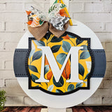 Monogram Frame and Banner Door Hanger - DIY Unfinished Kit - Lvl 2