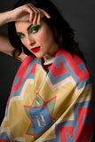 Armenian Alphabet #3 Silk Square Scarf