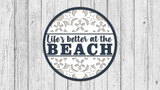 Life Is Better Beach Shells Door Hanger - DIY Unfinished Kit - Lvl 1