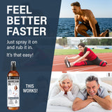 Doctor Recommended Pure Topical Magnesium Oil Spray, Ultra-Fast Absorption for Better Health, Original Zechstein Brine