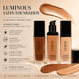 SYDONI LUMINOUS SATIN FOUNDATION – Radiant Skin, Smooth Perfection 30ml 1 fl. oz (16 Shades)