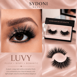 SYDONI "LUVY" LUXURY MINK LASHES – Plush, Wispy, Romantic