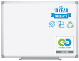 Earth Magnetic Steel Dry-Erase Board, 36 X 48, Aluminum Frame