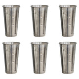 Amerihome 30 Oz. Stainless Steel Malt Cup - 6 Piece Set