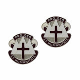 Army MEDDAC Fort Carson Unit Crest (pair)