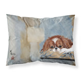 Caroline'S Treasures Mh1010Pillowcase Japanese Chin Resting Fabric Standard Pillowcase, Large, Multicolor