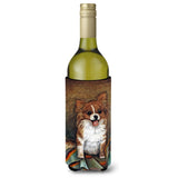 Cecilia Chihuahua Long Hair Wine Bottle Beverage Insulator Hugger Mh1039Literk