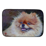 Caroline'S Treasures Mh1056Ddm Pomeranian Head Dish-Drying-Mats, 14X21, Multicolor