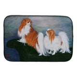 Caroline'S Treasures Mh1059Ddm Japanese Chin Standing On My Tail Dish-Drying-Mats, 14X21, Multicolor