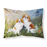 Caroline'S Treasures Mh1061Pillowcase Japanese Chin Wasabi And Ginger Fabric Standard Pillowcase, Large, Multicolor