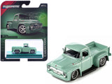 1956 Ford F100 Pickup Truck Light Green Collection Series 1/64 Diecast Model Car by Majorette