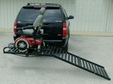 Mighty-Lite Folding Ramp Up Carrier Truck Hitch Receiver Cargo Carrier W/Ramp-7 Sides-(2)(400 Lb Wt Cap)