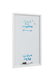 Magnetic Dry-Erase Quote Travel Board 16 X 24 White Frame