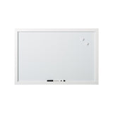 Magnetic DryErase Board, White MDF Frame