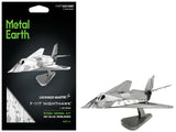 Model Kit Lockheed Martin F117 Nighthawk Stealth Aircraft United States Air Force (Moderate Difficulty) Steel Model by Metal