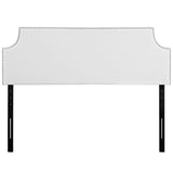 Laura Queen Upholstered Vinyl Headboard - White