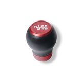 JSD 6-Speed Shift Knob; Black Leather (15-25 Mustang GT, Dark Horse)