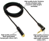 Ultra-Premium Audiophile Mono/Stereo 3.5Mm (1/8 Inch) Shielded Extension Cable - Standard Length 72, Other Lengths Also Availa