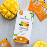 Organic Moringa Tea - Mango - Caffeine-Free Herbal Tea