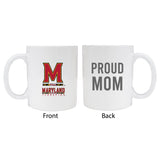 Maryland Terrapins Proud Mom White Ceramic Coffee Mug