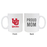 Utah Utes Proud Mom White Ceramic Coffee Mug
