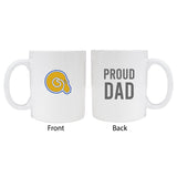 Albany State Universityproud Dad White Ceramic Coffee Mug 2-Pack
