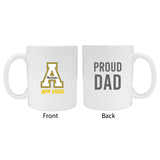 Appalachian Stateproud Dad White Ceramic Coffee Mug 2-Pack