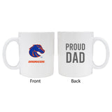 Boise State Broncosproud Dad White Ceramic Coffee Mug 2-Pack
