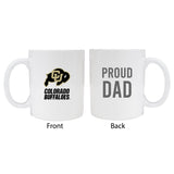 Colorado Buffaloesproud Dad White Ceramic Coffee Mug 2-Pack