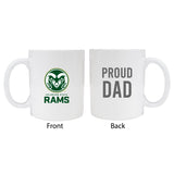 Colorado State Ramsproud Dad White Ceramic Coffee Mug 2-Pack