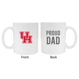 University Of Houstonproud Dad White Ceramic Coffee Mug 2-Pack
