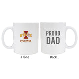 Iowa State Cyclonesproud Dad White Ceramic Coffee Mug 2-Pack