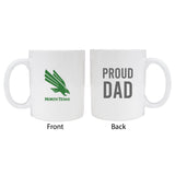 North Texasproud Dad White Ceramic Coffee Mug 2-Pack