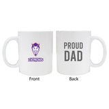Northwestern State Demonsproud Dad White Ceramic Coffee Mug 2-Pack