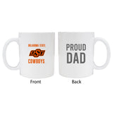 Oklahoma State Cowboysproud Dad White Ceramic Coffee Mug 2-Pack