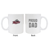 Rider University Broncsproud Dad White Ceramic Coffee Mug 2-Pack