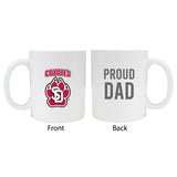 South Dakota Coyotesproud Dad White Ceramic Coffee Mug 2-Pack