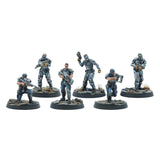 Modiphius Entertainment Ltd Fallout Wasteland Warfare: Enclave-Assault Force - 6 Miniatures, 32Mm Unpainted Quality Resin Figure