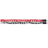 B.U.G. (Bringing Up Grades) Motivational Pencils, 12/pkg