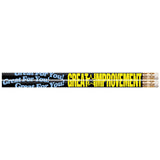 Great Improvement Motivational Pencils, 12/pkg
