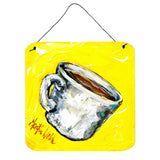 Caroline'S Treasures Coffee One Cup Aluminum Metal Wall Or Door Hanging Prints, 6 X 6, Multicolor