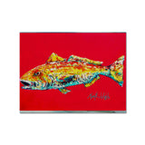 Caroline'S Treasures Mw1084Plmt Fish-Red Fish Alphonso Fabric Placemat, Multicolor